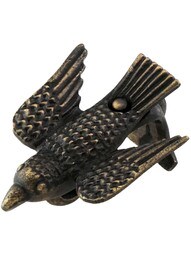 Cast-Iron Bird Picture Rail Hook